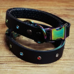 Halsband mit Klickverschluss Rainbow