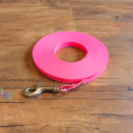 Schleppleine aus Biothane Super Flex neon pink 5m/9mm